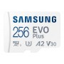 Samsung | microSD Card | EVO PLUS | 256 GB | MicroSDXC | Flash memory class 10 | SD adapter - 2